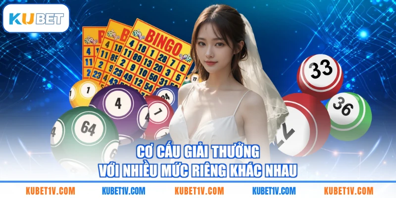 Cơ cấu giải thưởng với nhiều mức riêng khác nhau